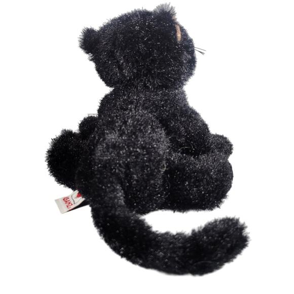 Ganz Webkinz HM135 Black Cat Plush Toy Stuffed Animal No Code 8" Tall - Picture 10 of 13